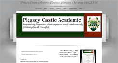 Desktop Screenshot of plesseycastle.com